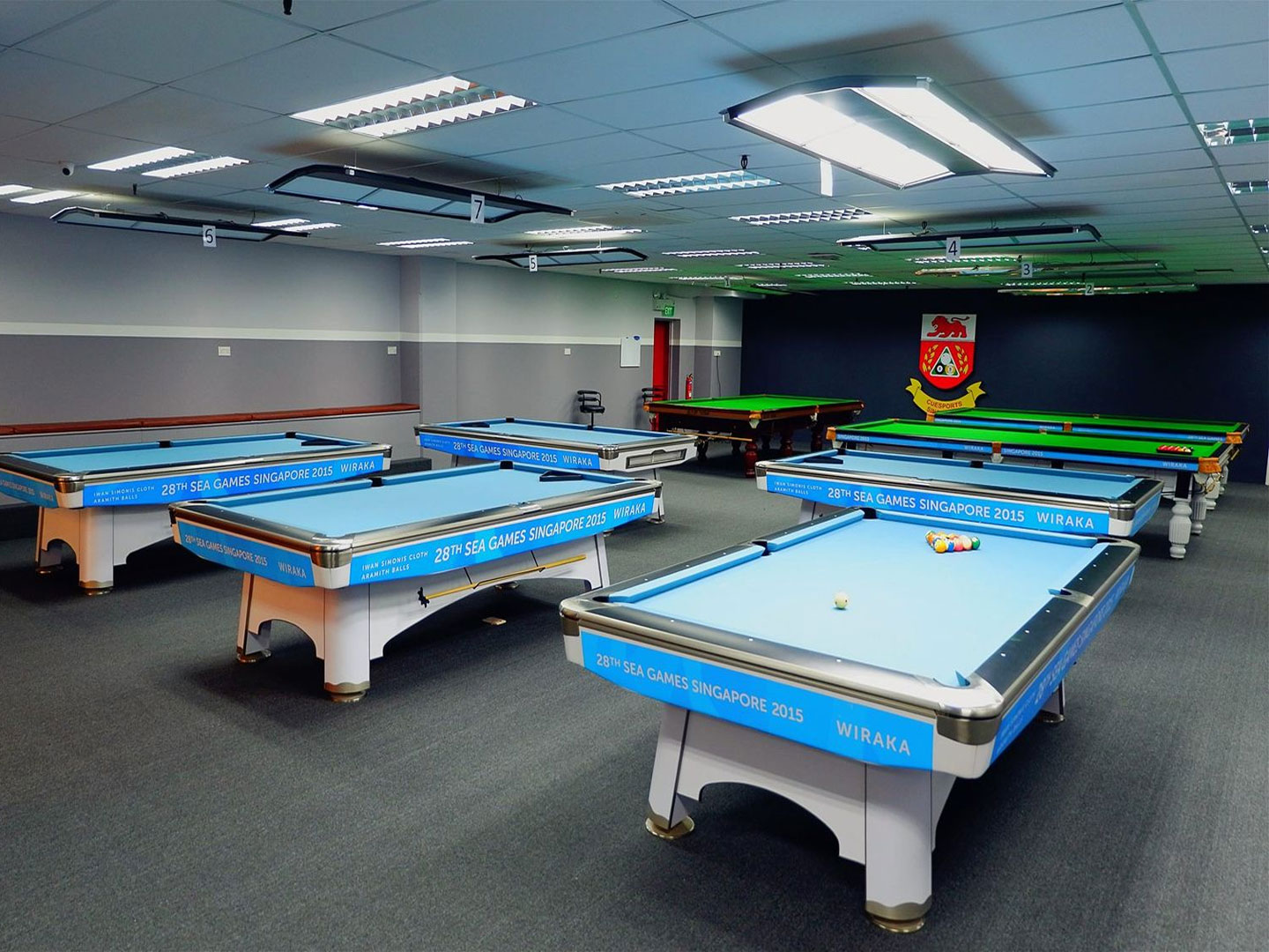 12 minutes drive from Gems Ville to Cuesports Singapore Academy
