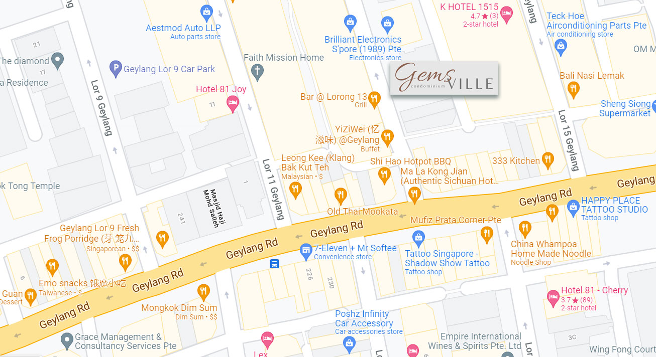 Gems Ville Condo With Food Places nearby