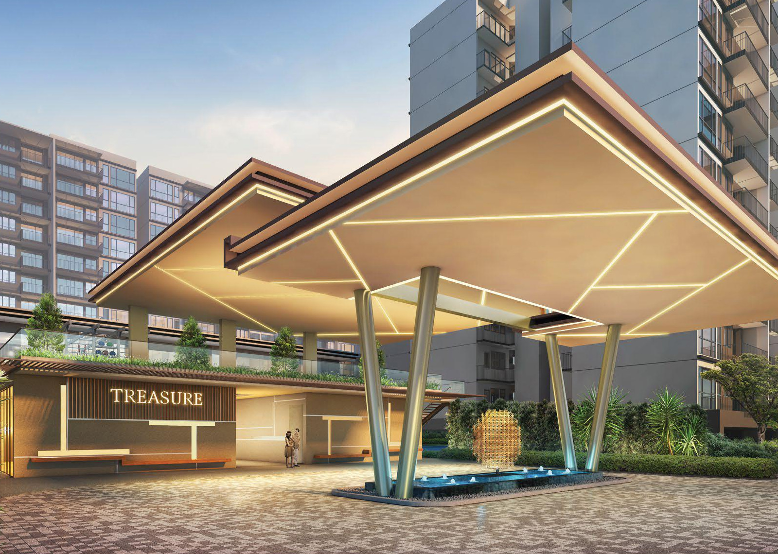 Treasure At Tampines - one of the most attractive projects beside Gems Ville Condo